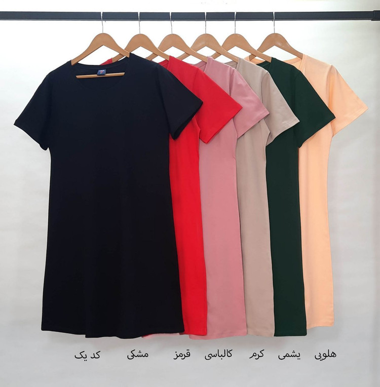 پیراهن ساحلی بیگ سایز ساده