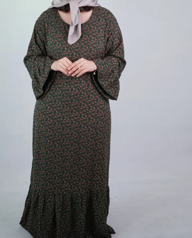 پیراهن گلگلی نخی