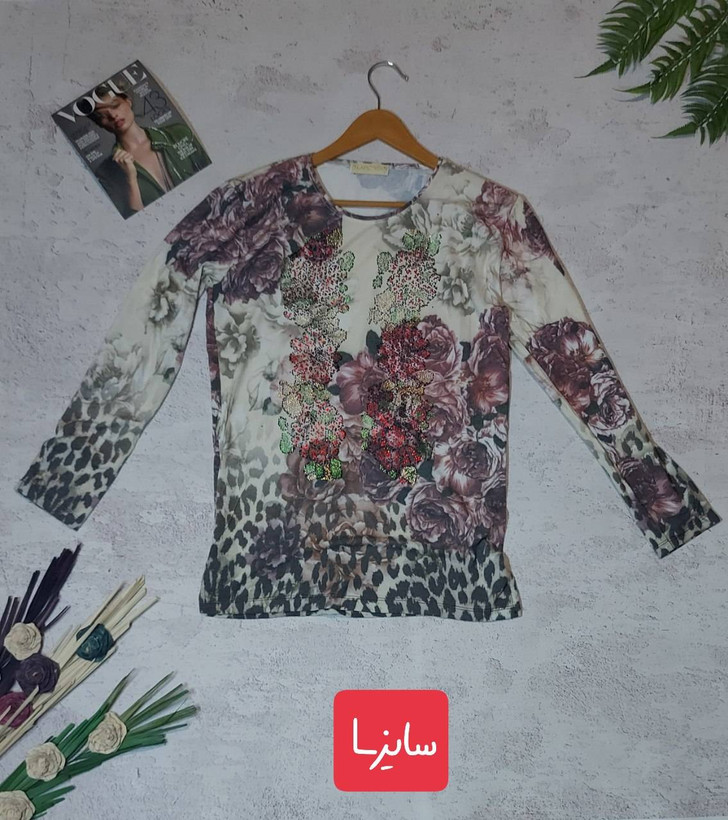 بلوز موهر نگین کار شده