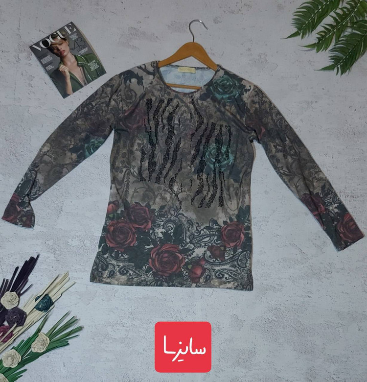 بلوز موهر نگین کار شده